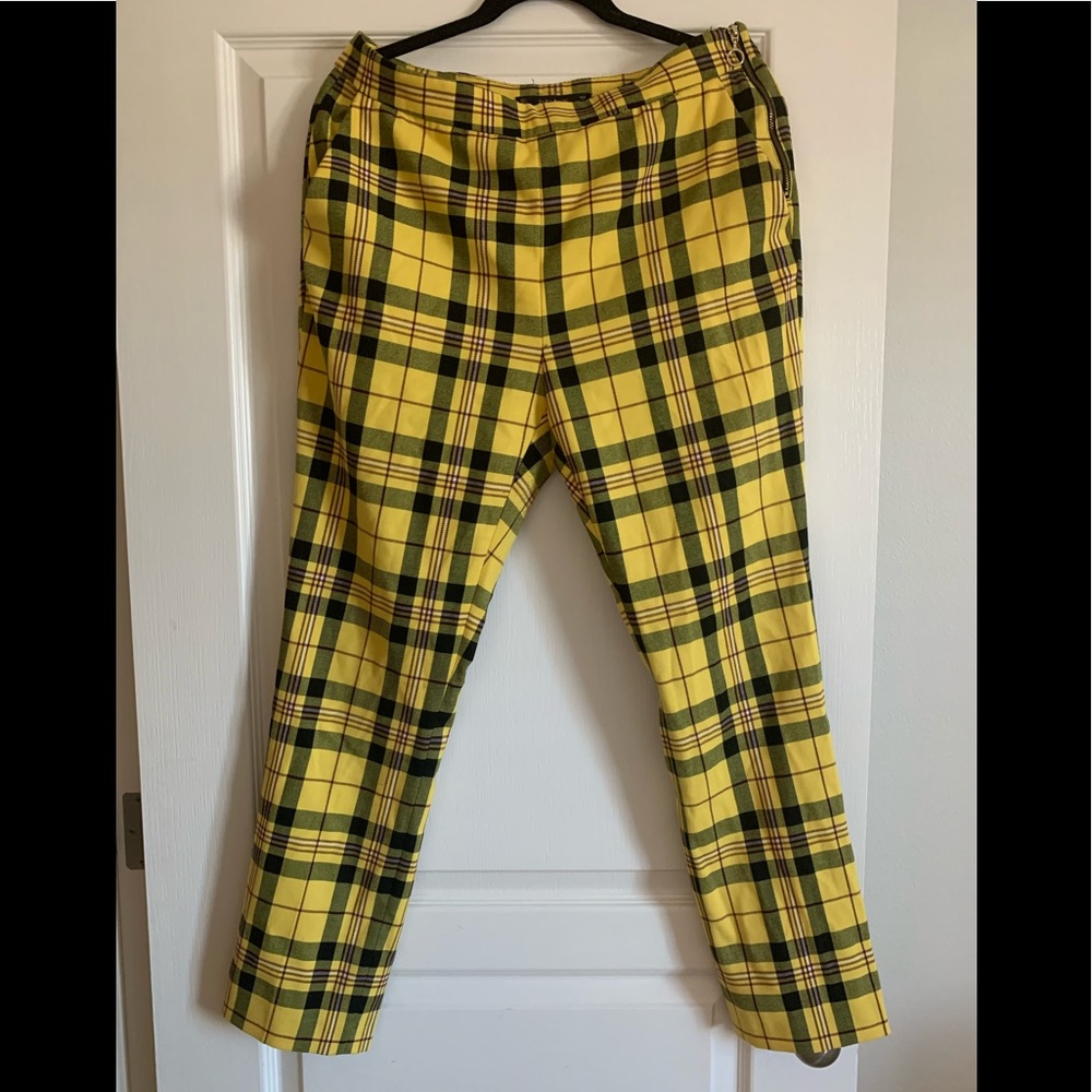 Zara plaid pants